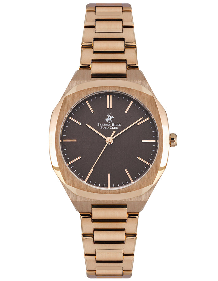 BEVERLY HILLS POLO CLUB Analog Brown Dial Watch - Premium from shopiqat - Just $46.900! Shop now at shopiqat